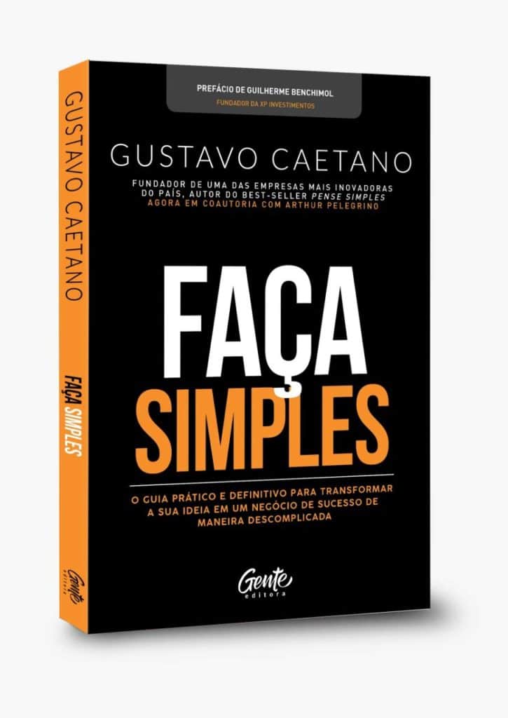 Capa do livro Faça Simples, de Gustavo Caetano