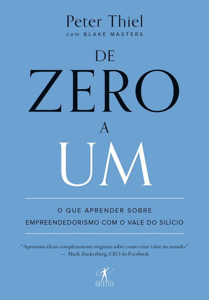 Capa do livro De Zero a Um, de Peter Thiel