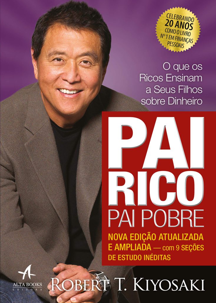 Capa do livro Pai Rico Pai Pobre de Robert Kiyosaki