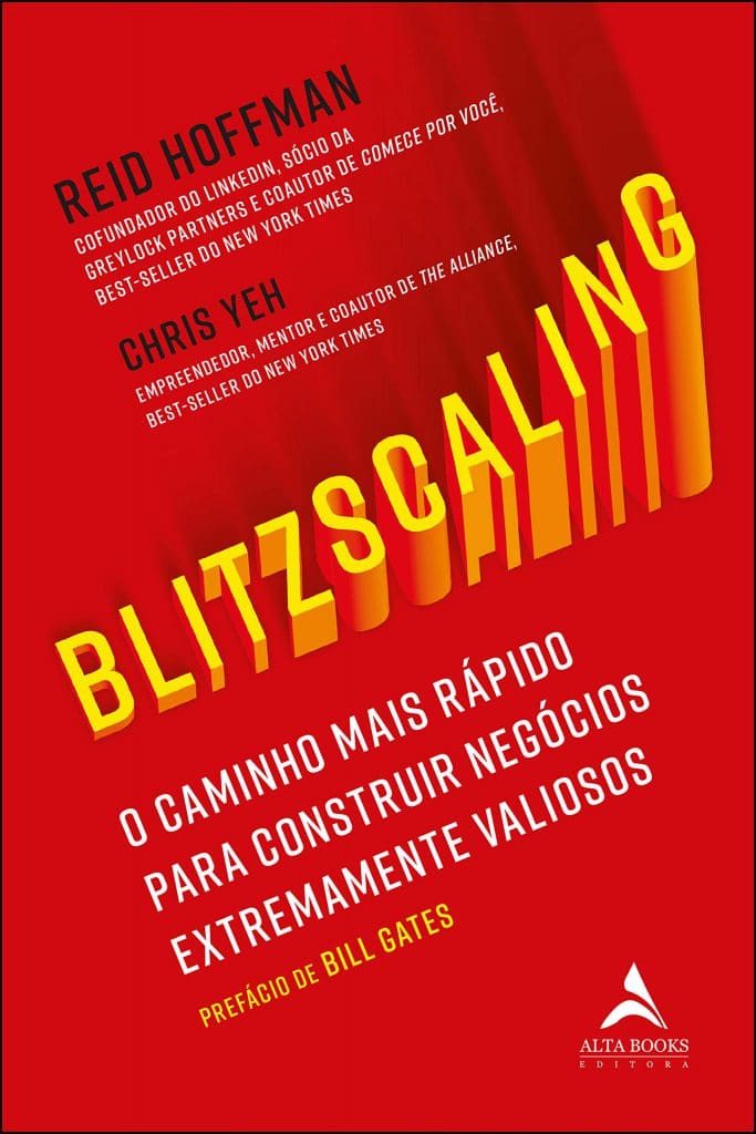 Capa do livro Blitzscaling, de Reid Hoffman